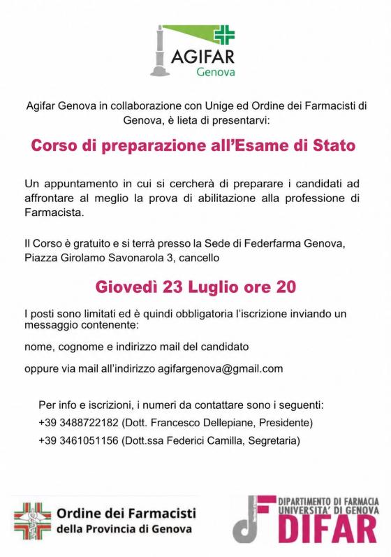Corso di preparazione all'Esame di Stato