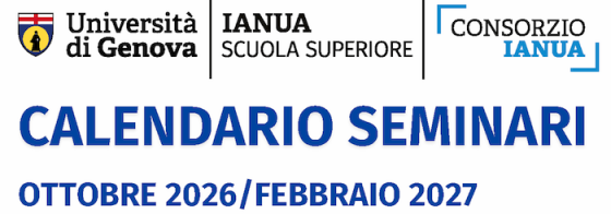 Calendario Seminari IANUA 2026-2027